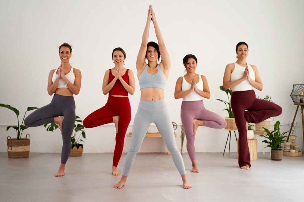 Five-people-yoga-poses